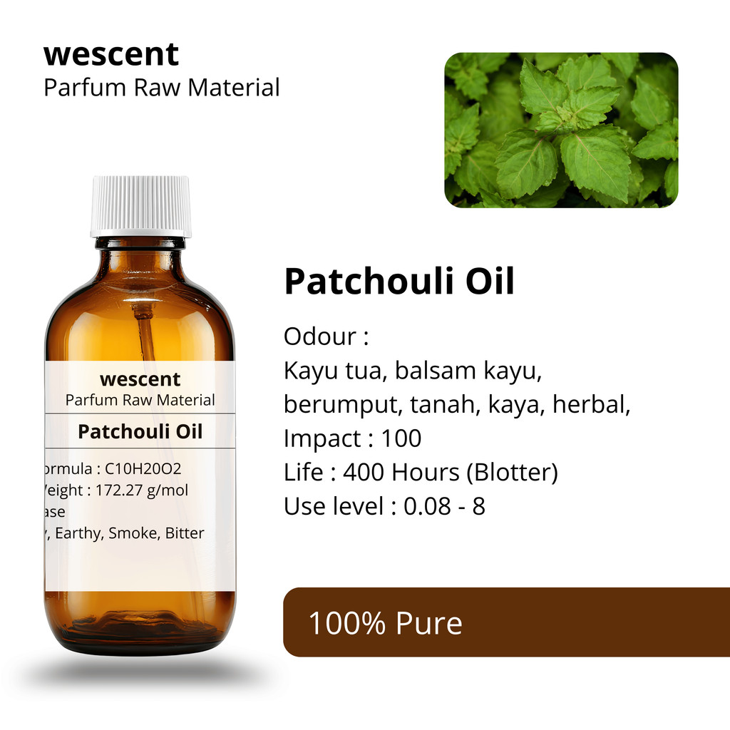 Essential Oil - 10ml Patchouli Oil Perfume Ingredient Essential Nilam
