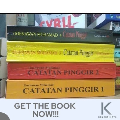 Paket Buku CATATAN PINGGIR 1 - 4 - Goenawan Mohamad