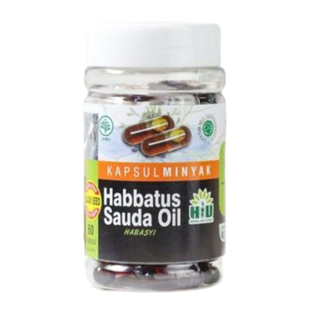 HIU Habbatussauda Oil Herbal Indo Utama 60 Kapsul Minyak Habbatussauda Untuk Menjaga Daya Tahan Tubu