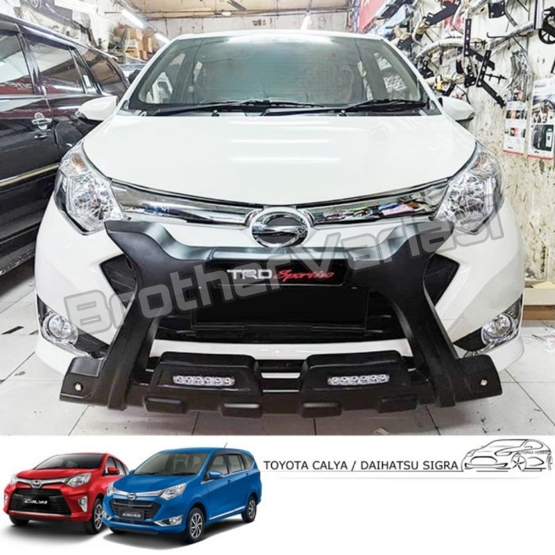Tanduk  Bemper Depan Calya Slgra Model Luxury Premium New TRD 2016 2020 2022 2023 2024 2025