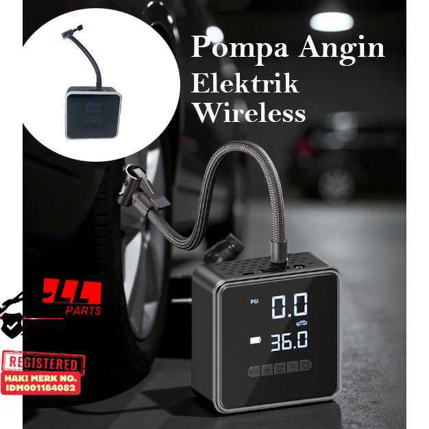 Pompa Ban Elektrik Portable Air Compressor 150 PSI 6000mAh - PR-718