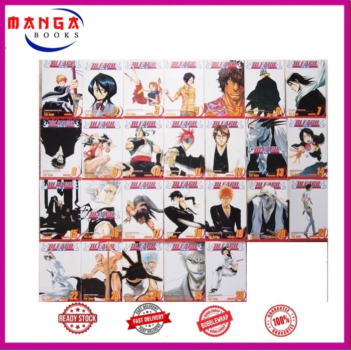 Manga Bleach, 74 Books series (English)