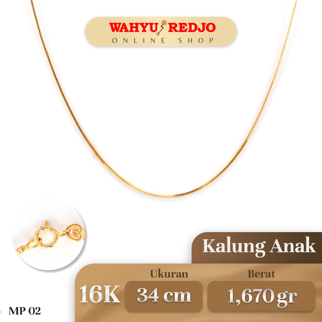 Kalung Emas Anak Kadar 16K Wahyu Redjo KLA-16K-30136501