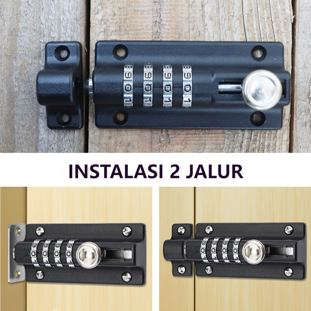 Kombinasi Kode 4 Angka untuk Kunci Gembok Pintu Tahan Air Anti Karat