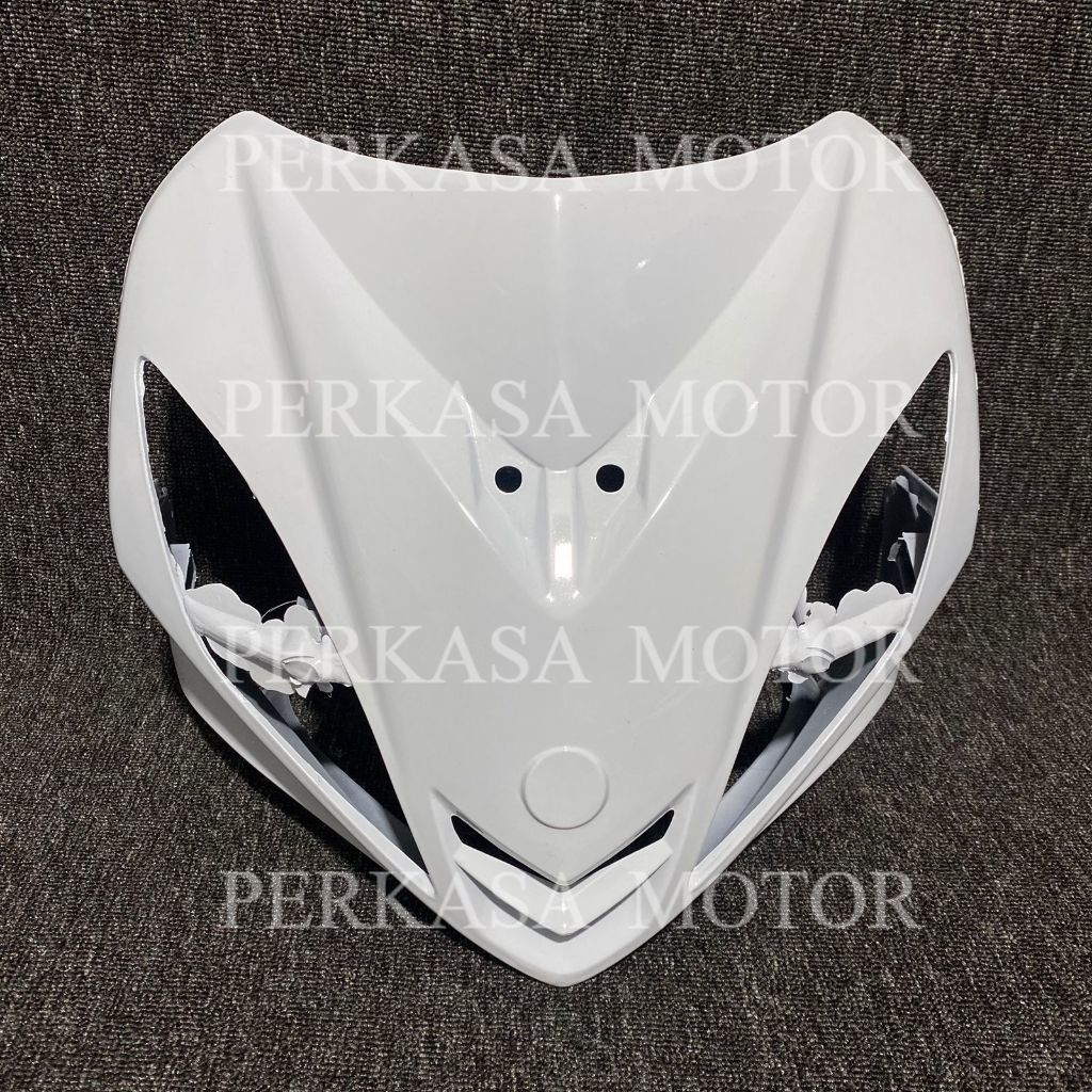 COVER TAMENG BODY DEPAN JUPITER MX LAMA OLD WARNA PUTIH