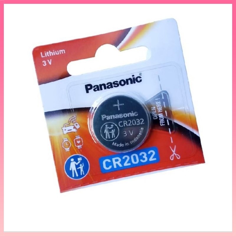Baterai Panasonic CR2032 Lithium Battery Cmos CR 2032