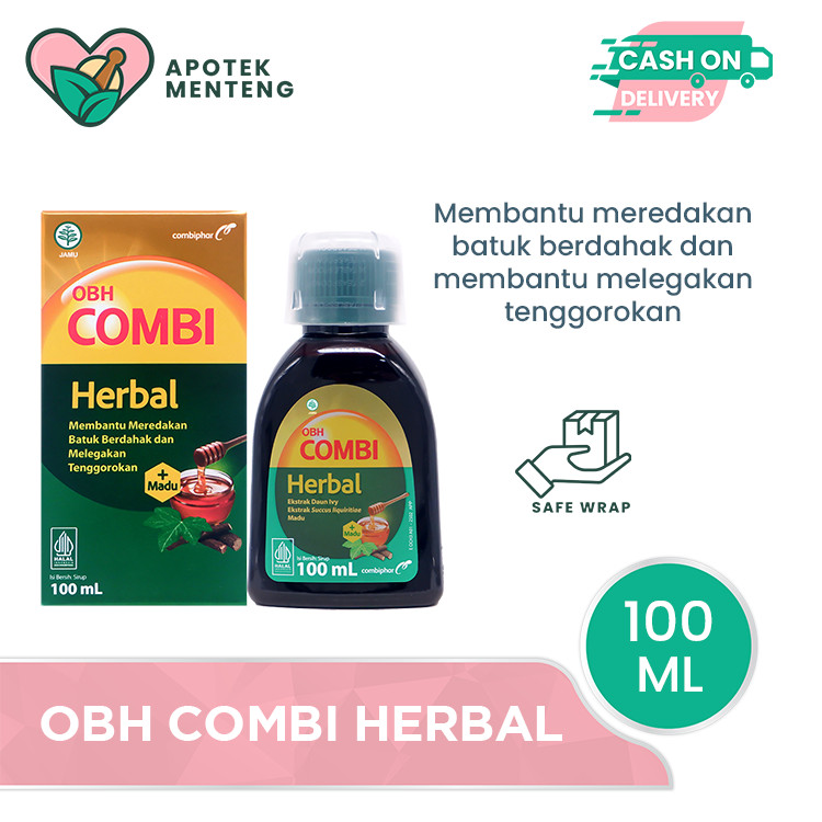 OBH Combi Herbal 100 Ml - Obat Batuk Herbal