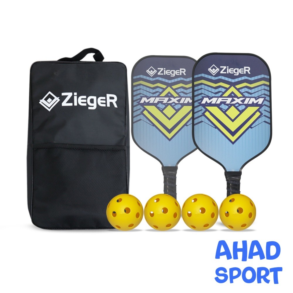 Raket Pickle Tas Pickleball Carbon ZIEGER P16 Maxim