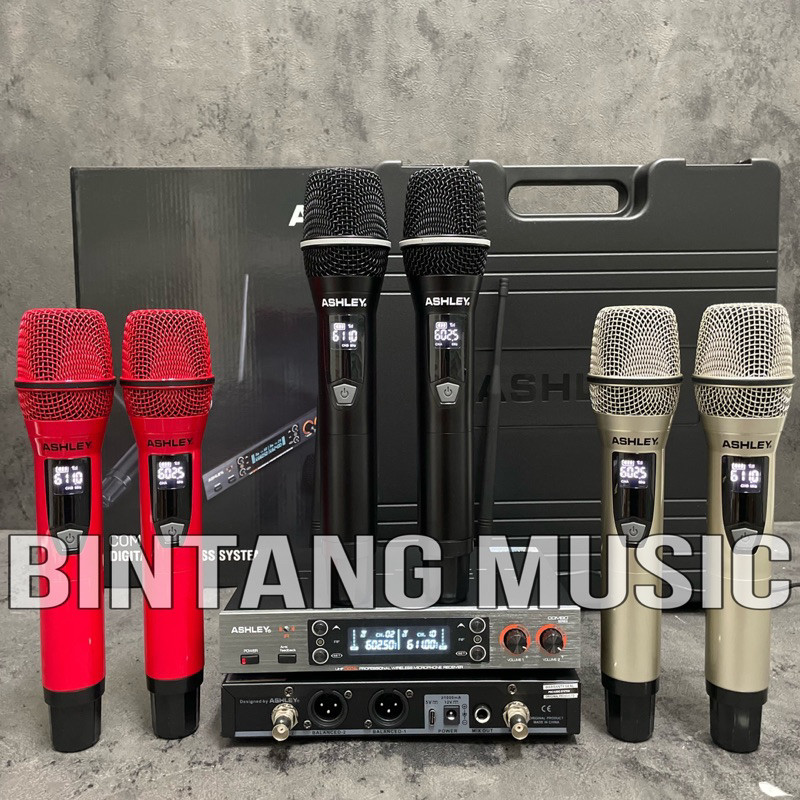 Mic wireless ashley combo original ashley Combo New model soundbest VVIP