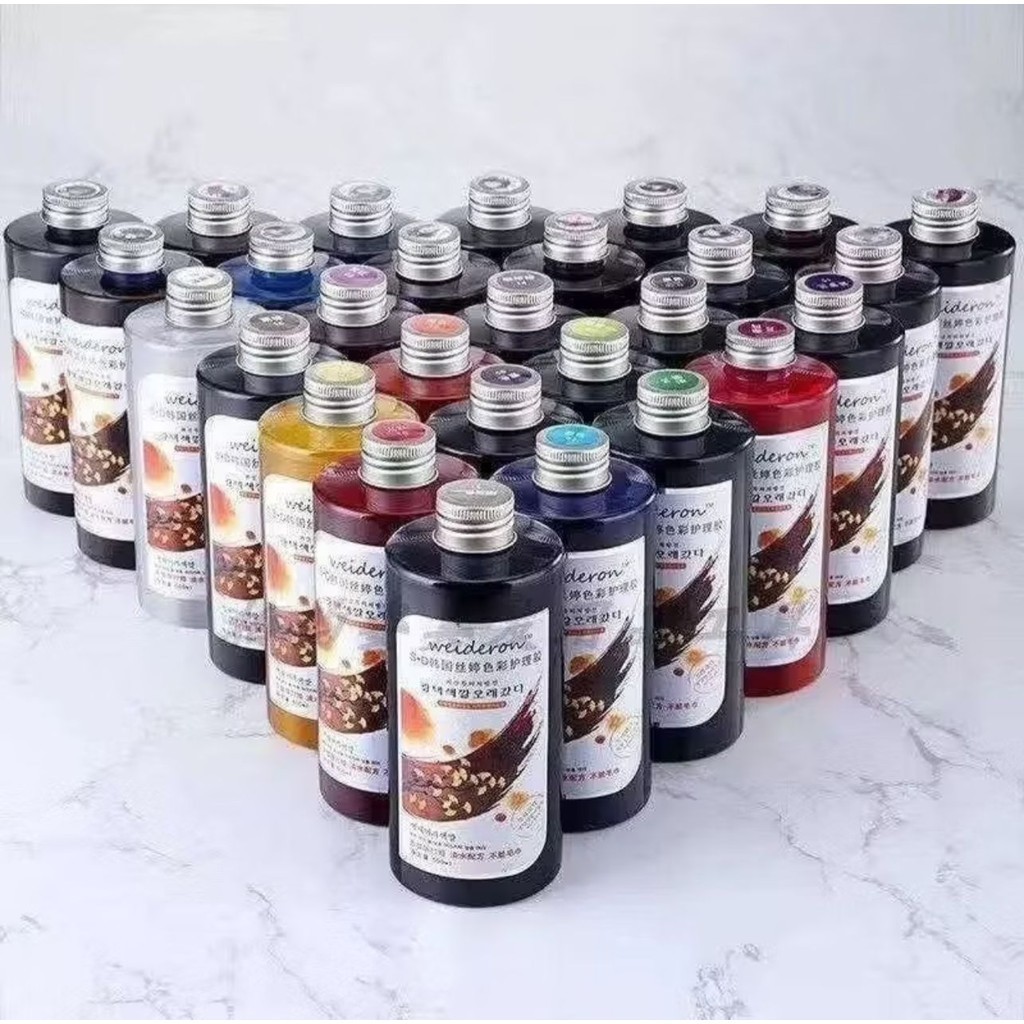 ** Shampoo Hair Color Weideron 420ML water intense colour shampo hair menicure / Wideron Hair Color 
