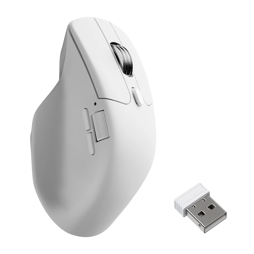 Keychron M6 Wireless Mouse Silent Micro Switch PixArt 3311/3950 Sensor 8K Polling Rate Dual Scrollin