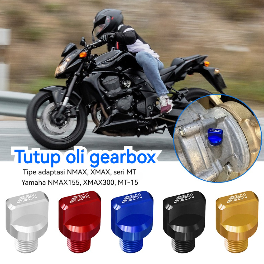 Modifikasi Tutup Oli Transmisi Motor CNC-machined untuk model Yamaha NMAX, XMAX, dan MT