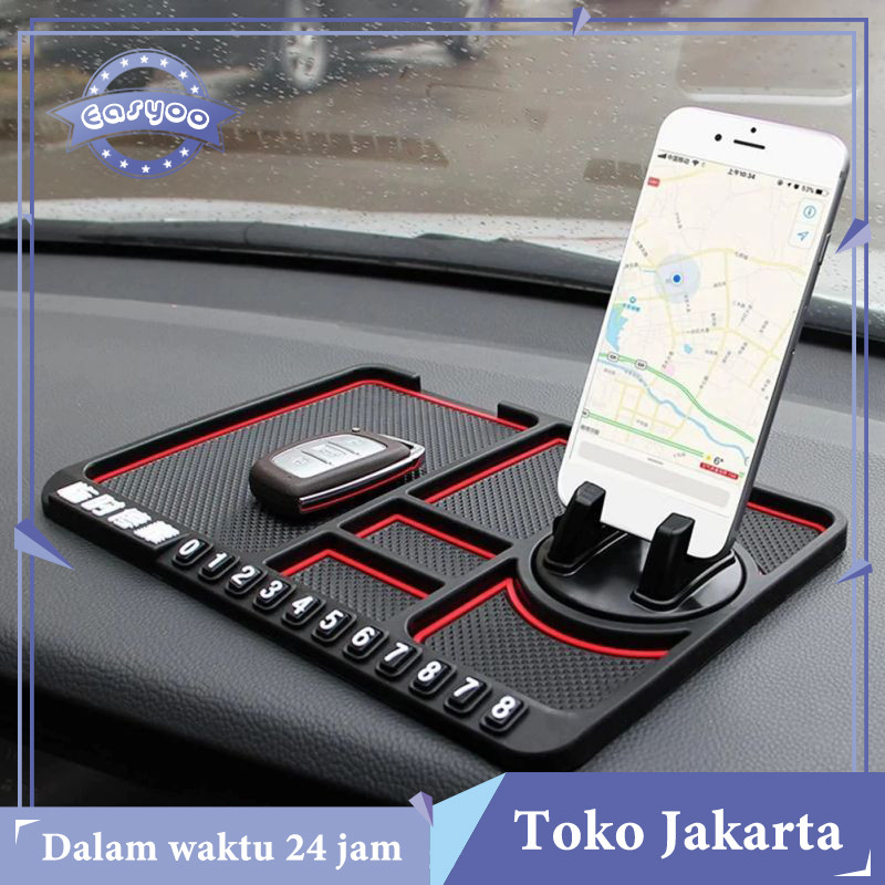 Rotate Phone Holder Mobil Dudukan Hp Anti Slip Tatakan Dashboard Hp Alas Mobil Dashboard Hp Holder M
