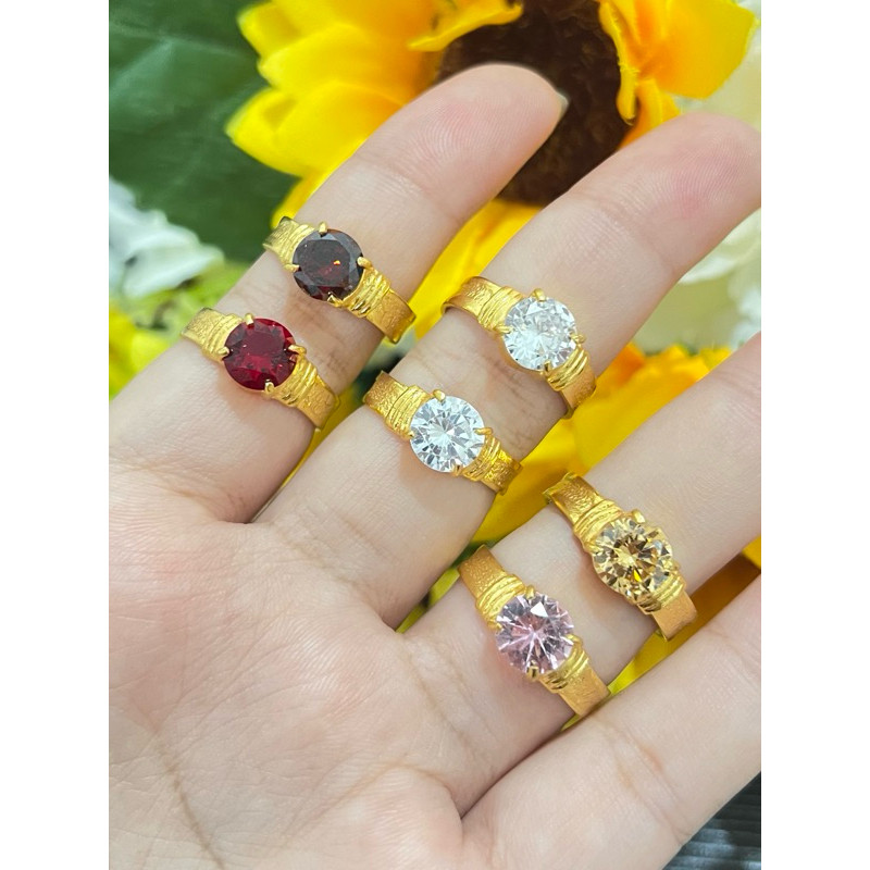 Cincin Batu Bulat Koin 91 Titanium Magnet