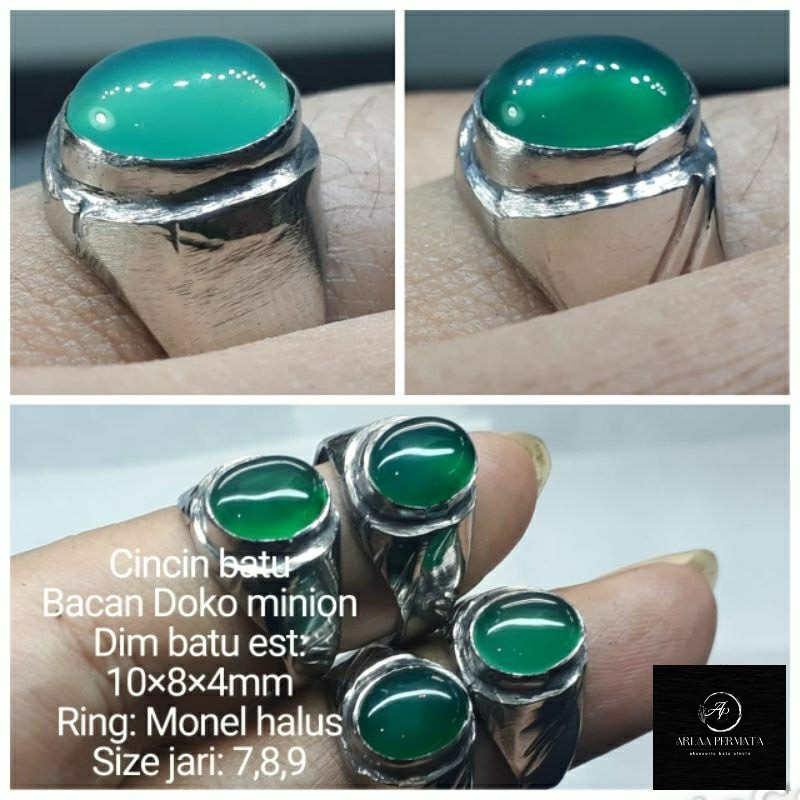 CINCIN BATU BACAN DOKO CRYSTAL SUPER GIWANG D 10×8