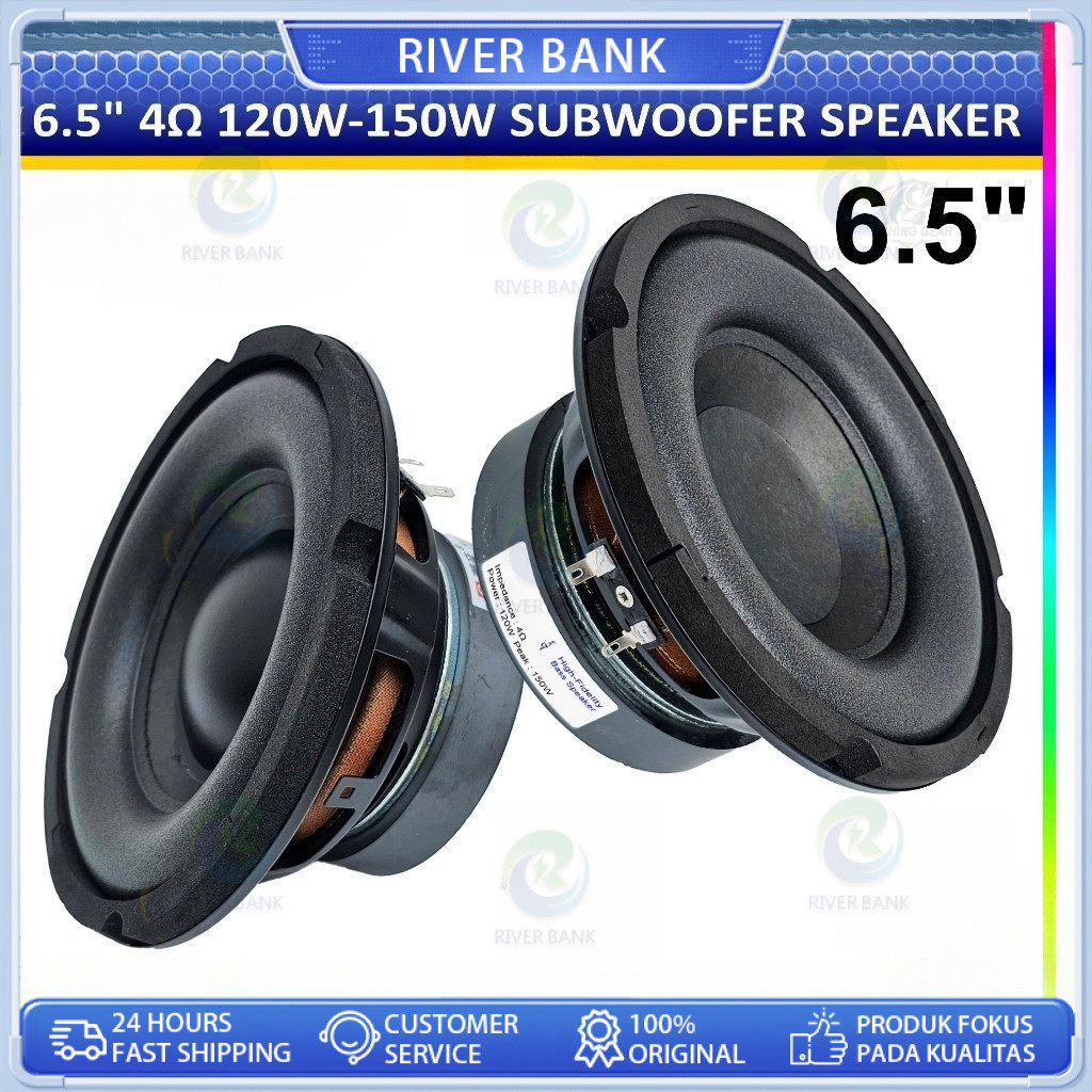 Speaker 6.5 inch Subwoofer 150W 4 ohm 6.5" Hifi Speker Woofer LM-6527 6528/Speaker 5.25" inch Subwoo