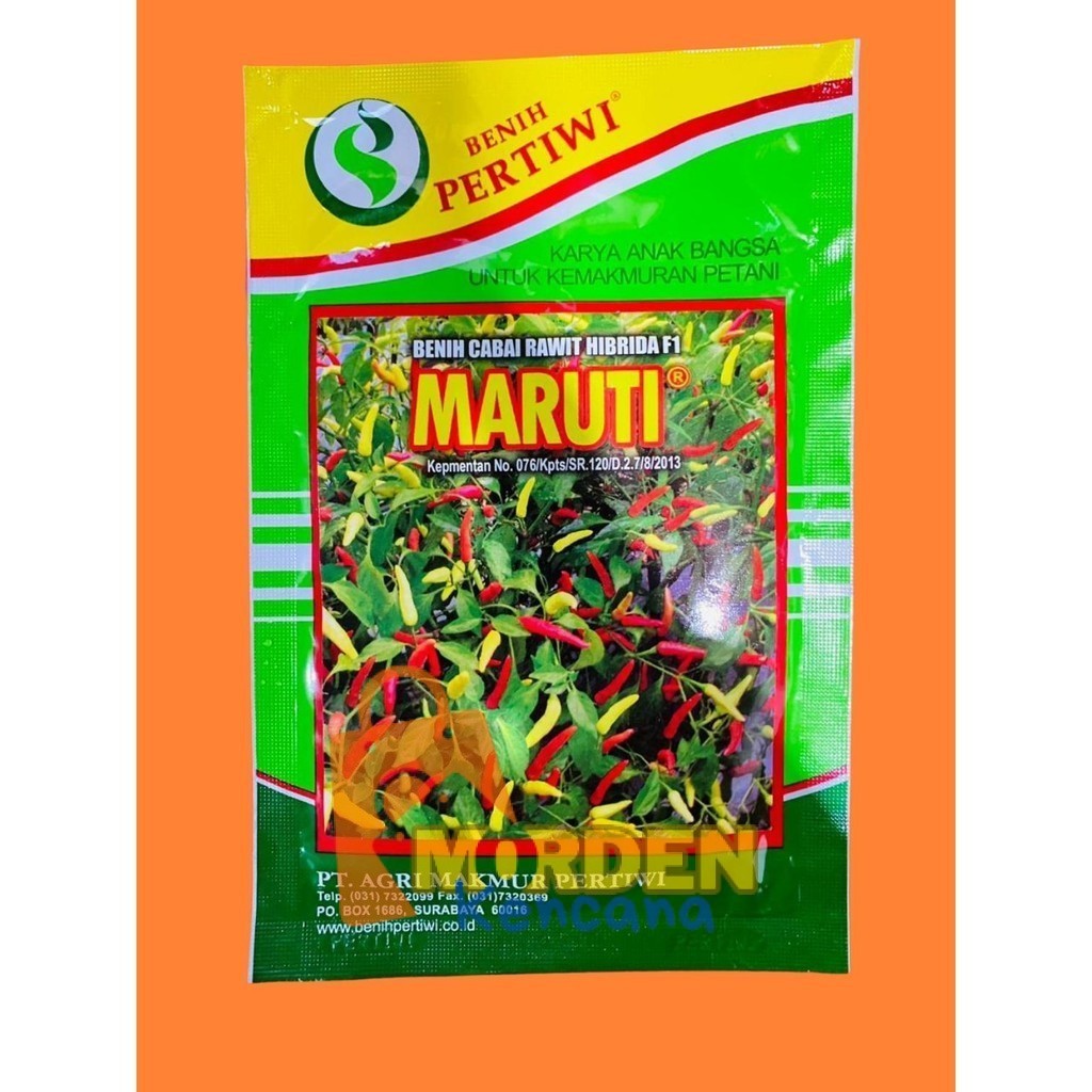 Benih Cabai Cabe Rawit MARUTI Pertiwi isi 10 gr MK