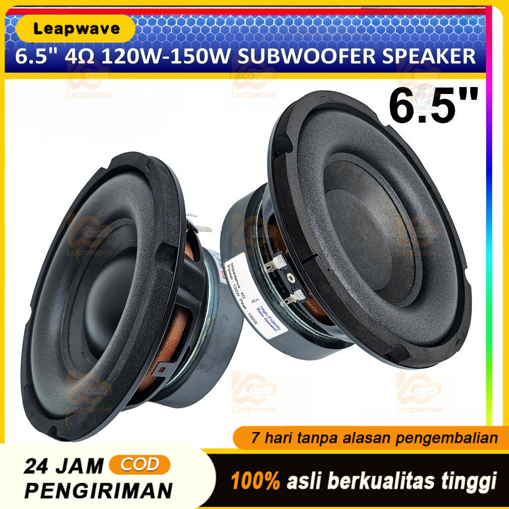 Speaker 6.5 inch Subwoofer 150W 4 ohm 6.5" Hifi Speker Woofer LM-6527 6528/Speaker 5.25" inch Subwoo