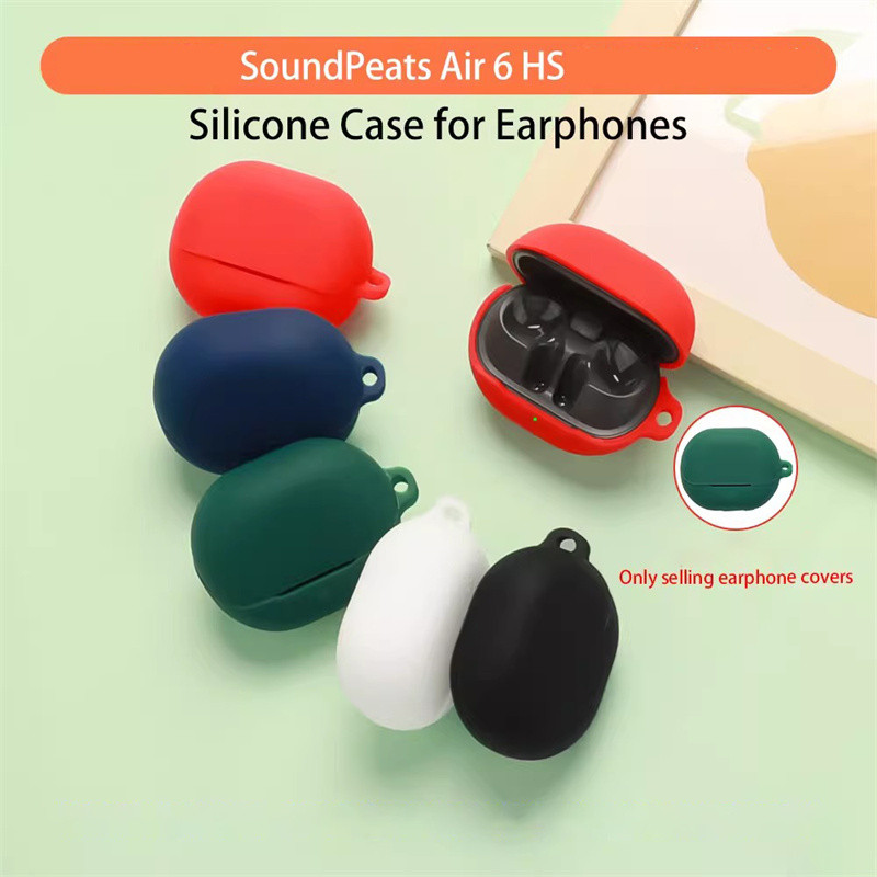 Protector Back Cover SoundPeats Air 6 HS Case Soft Silicone for SoundPeats Air 6 HS Bluetooth Earpho