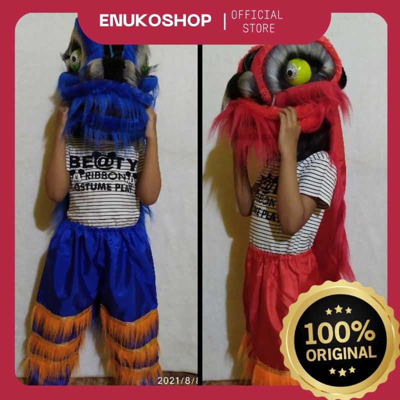 Barongsai anak nyala / Barongsai anak / Mainan barongsai anak / Barongsai mainan anak / Liong BS