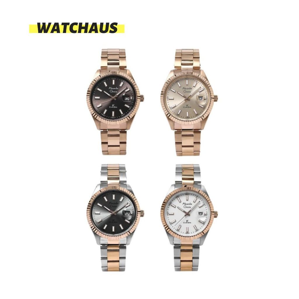 JAM TANGAN PRIA ALEXANDRE CHRISTIE AC 5007 AC5007 MDB ANALOG STAINLESS STRAP