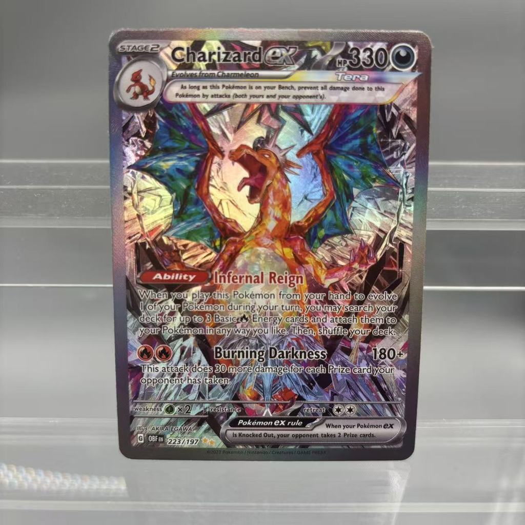 Y PTCG Collection Cards Umbreon Rayquaza Gengar VMAX Zekrom ex Self Made Single Card Classic Game An