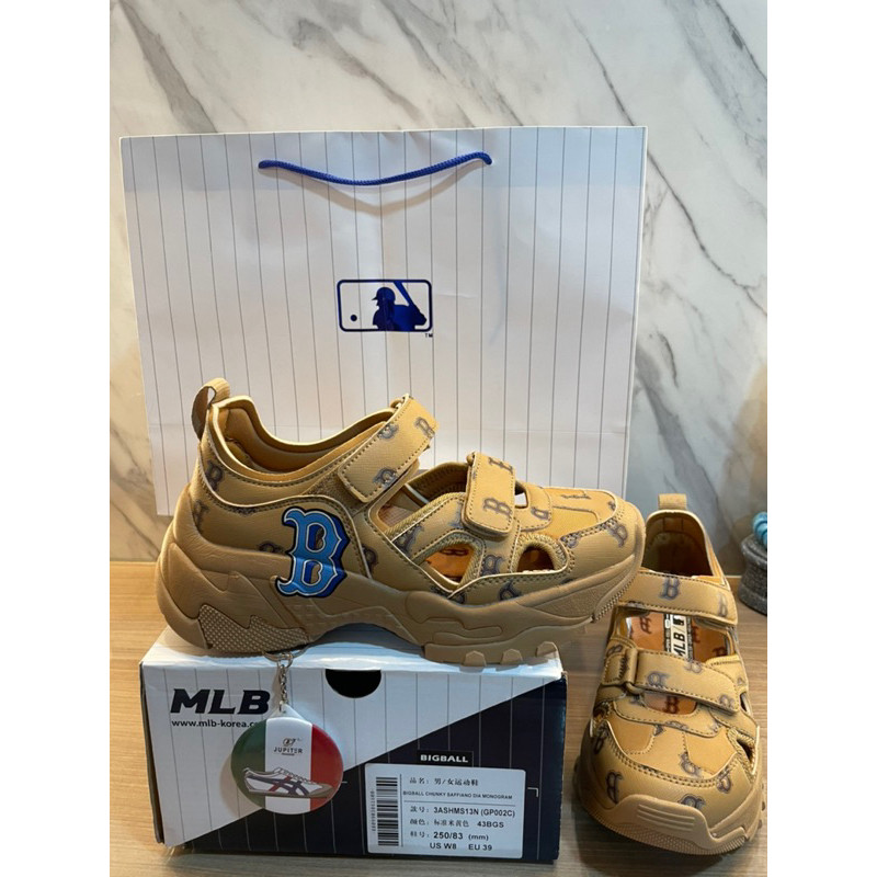Sepatu MLB Bigball Chunky Mask Monotive Boston Redsox