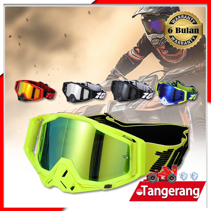 KATLENSHOP Kacamata Goggle Helm Trail JPX KLX CRF Motocross Supermoto Trabas Keren