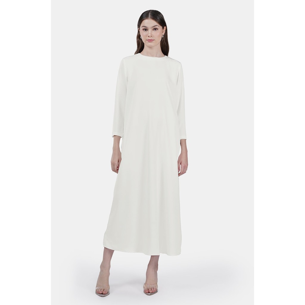 Benang Jarum Black Label - Basic Maxi Dress - Off White