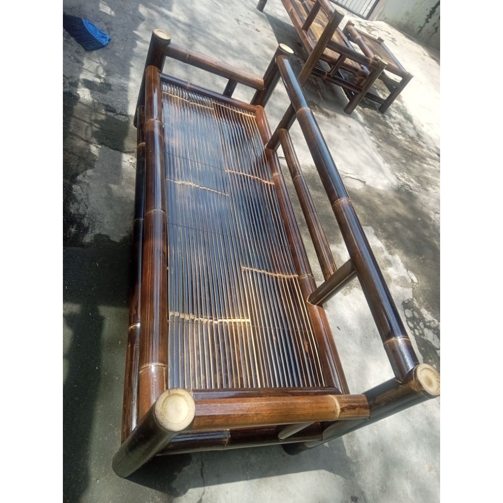READY (Ready Stok) Kursi Bambu/Bale Bambu/Kursi Taman