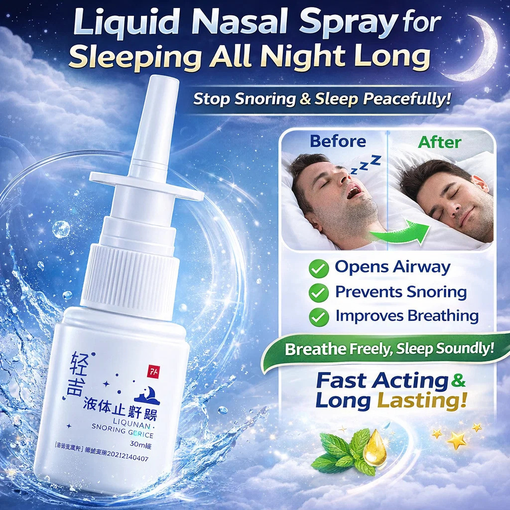Cairan Anti Mendengkur/Semprotan Anti Mendengkur Sepanjang Malam/Mengobati Tidur/Menghentikan Menden