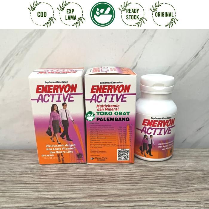 ENERVON ACTIVE BOTOL 30 TABLET MULTIVITAMIN MINERAL ENERVON-C ACTIVE