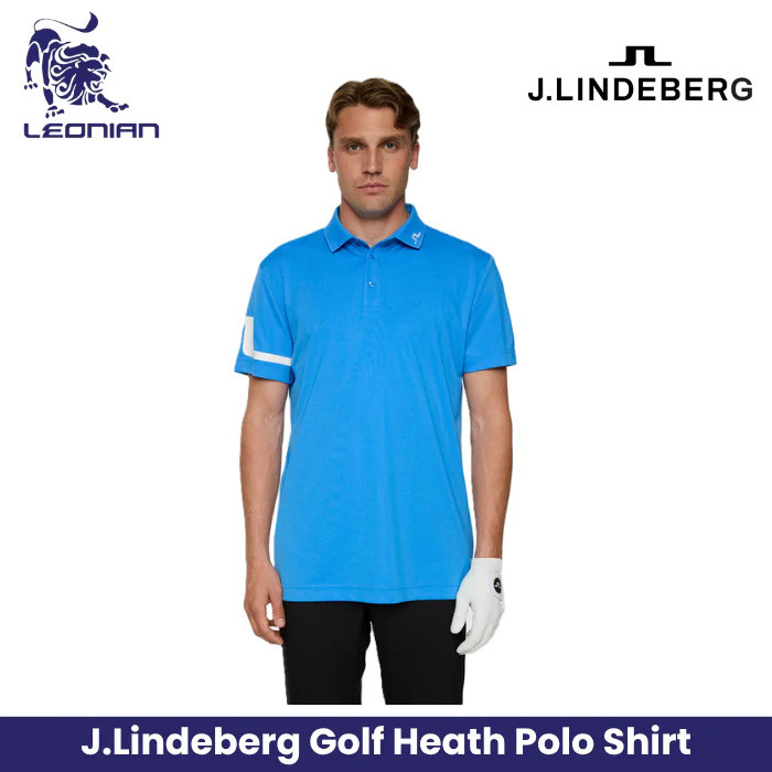 Baju Golf Pria J.Lindeberg Heath Polo