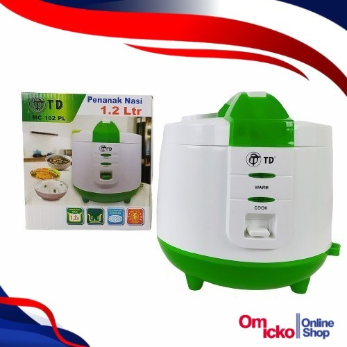 Magic Com TD 1.8 Liter 3in1 Memasak Mengukus Menghangatkan Rice Cooker