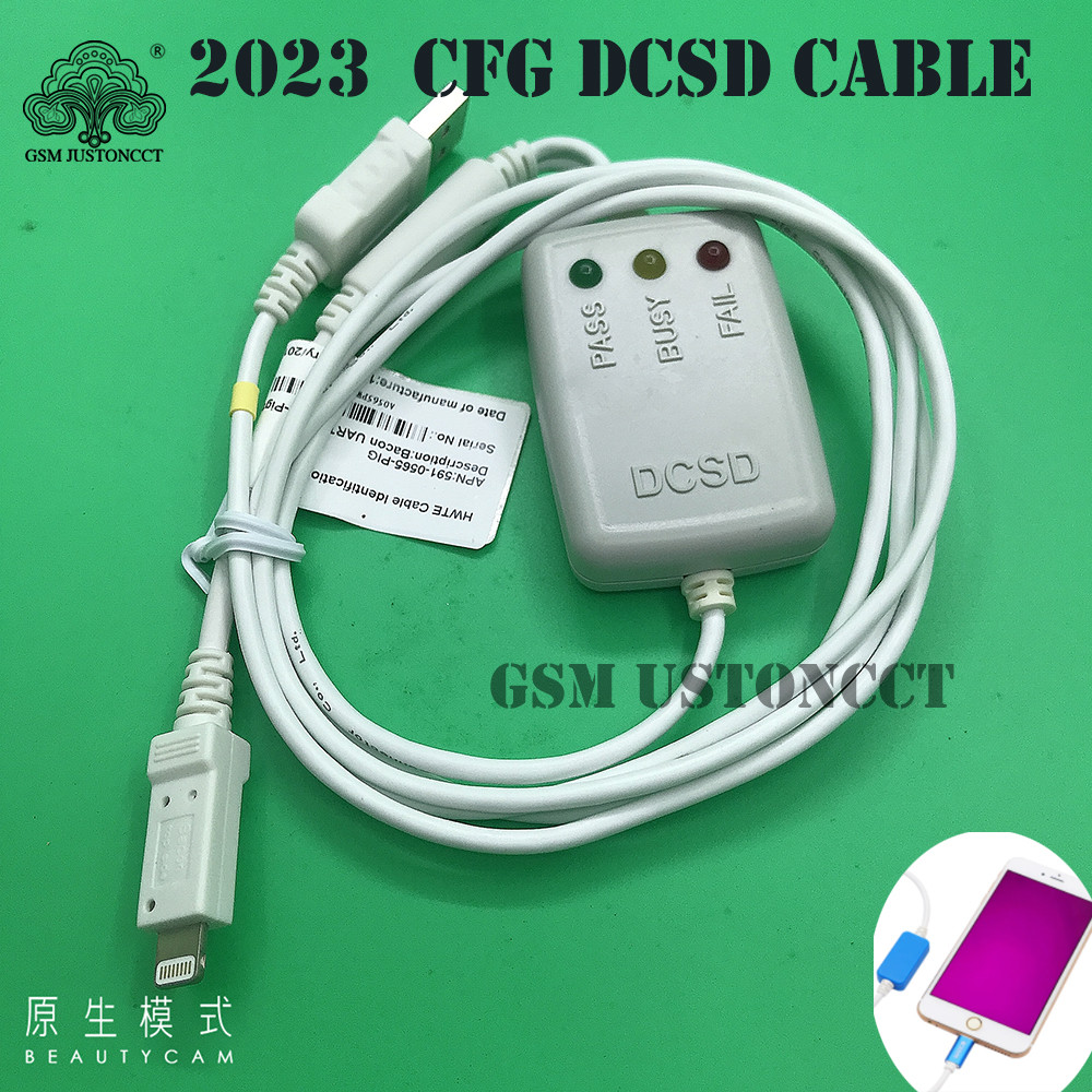 Kabel Seri DCSD Alex Cable Engineering untuk Membaca dan Menulis Data Nand SysCfg untuk iPhone 6S/7/