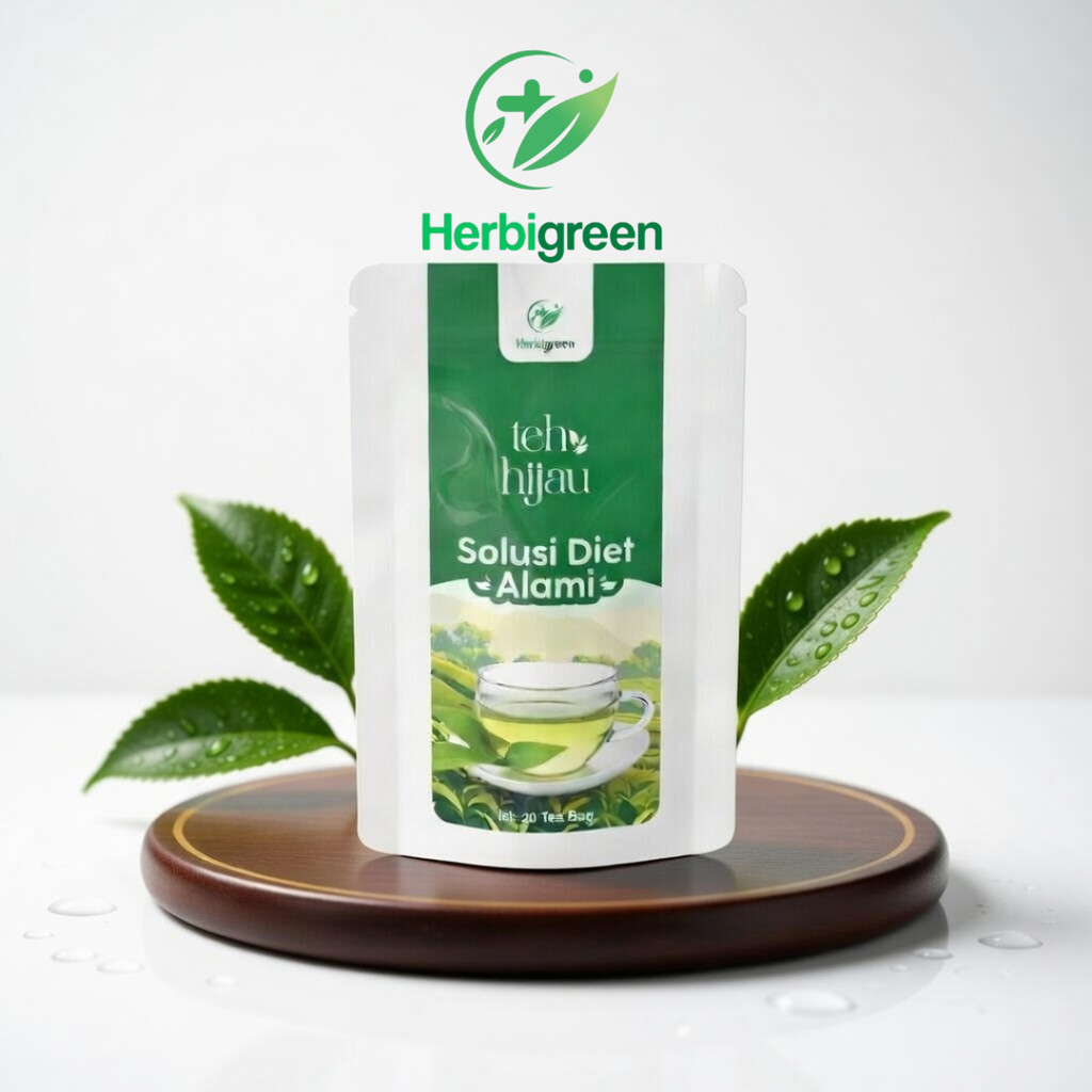 HERBIGREEN TEH DIET PELANGSING DETOX PELUNTUR LEMAK BADAN HERBAL ALAMI /SLIMMING TEA JAMU OBAT DIET 