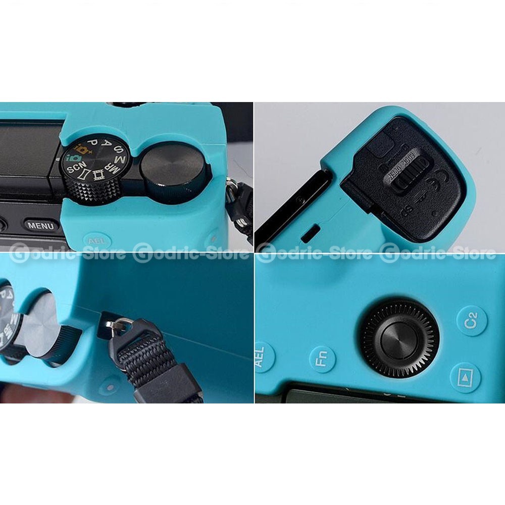 Promo Murah Godric Silicone Sony Alpha A6000 A6300 A6400 Silikon Case / Sarung Silicon Kamera Mirror