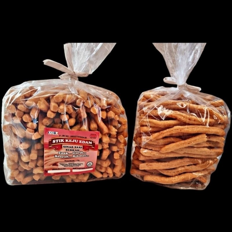 Sistik Keju | Sistik Bawang | Pangsit Bawang berat 1kg