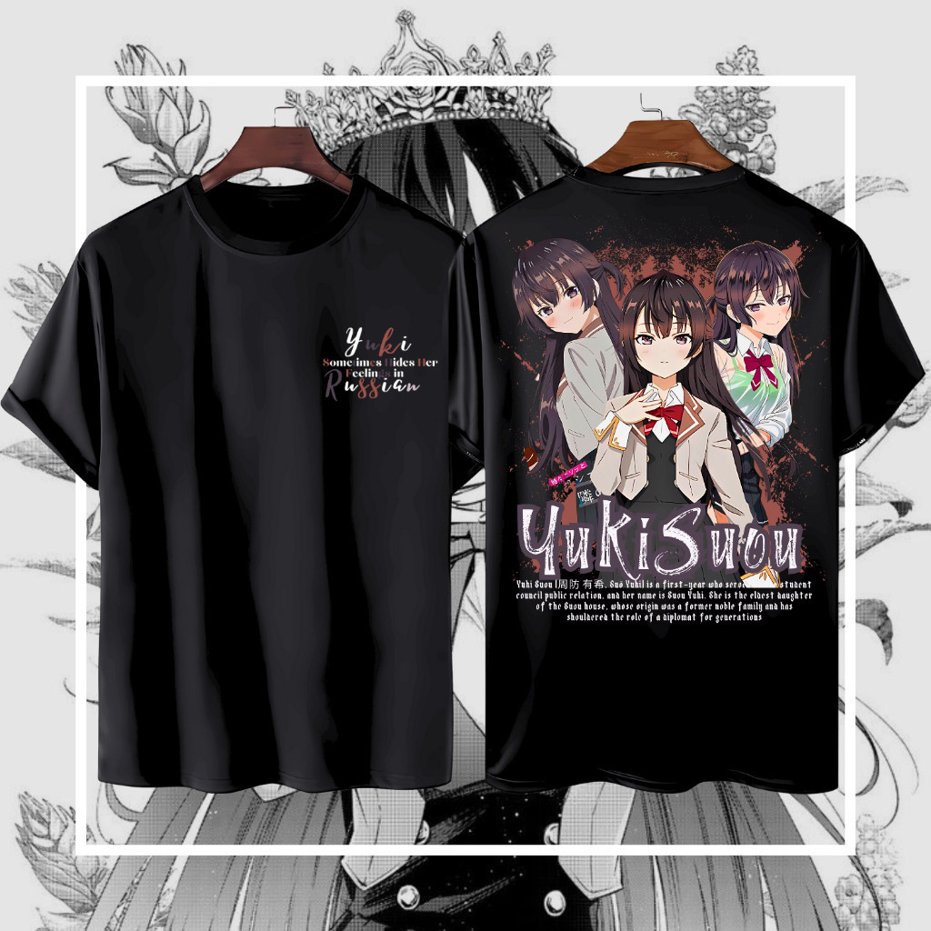 Kaos Anime ROSHIDERE Yuki Suou Katun Premium Dewasa