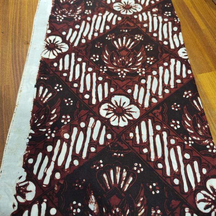 kain batik tulis kombinasi motif parang kesatrian khas Batik jogja asli