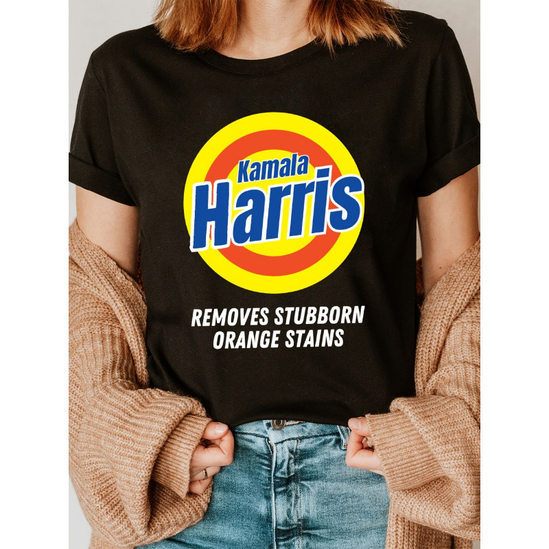 Kaos Wanita Motif Kamala Lingkaran Kuning, Leher Bulat, Lengan Pendek Kasual