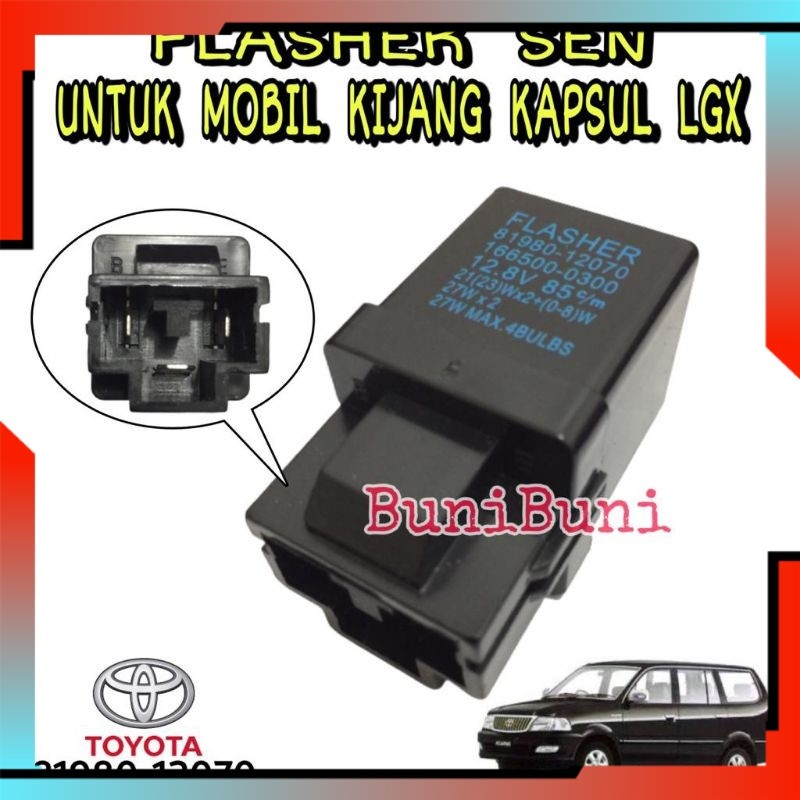 Original FLASHER / Flaser Otomatis Sen Untuk Mobil Toyota KIJANG KAPSUL LGX 7K / EFI PRJ TERBARU 202