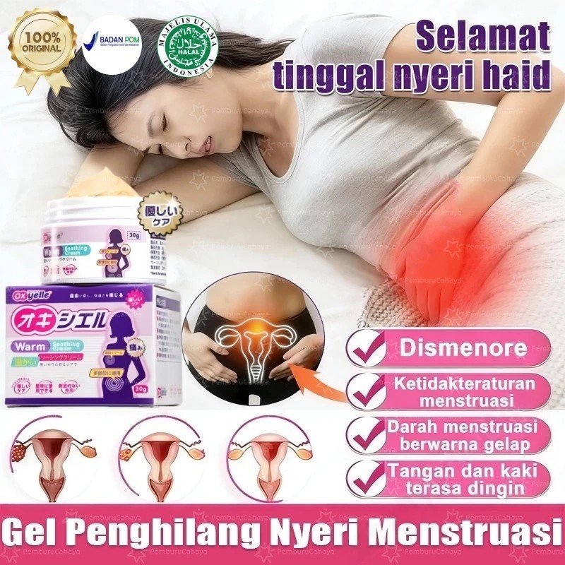 pereda nyeri haid gel hangat untuk haid penghangat perut haid gel cream penenang hangat untuk haid m