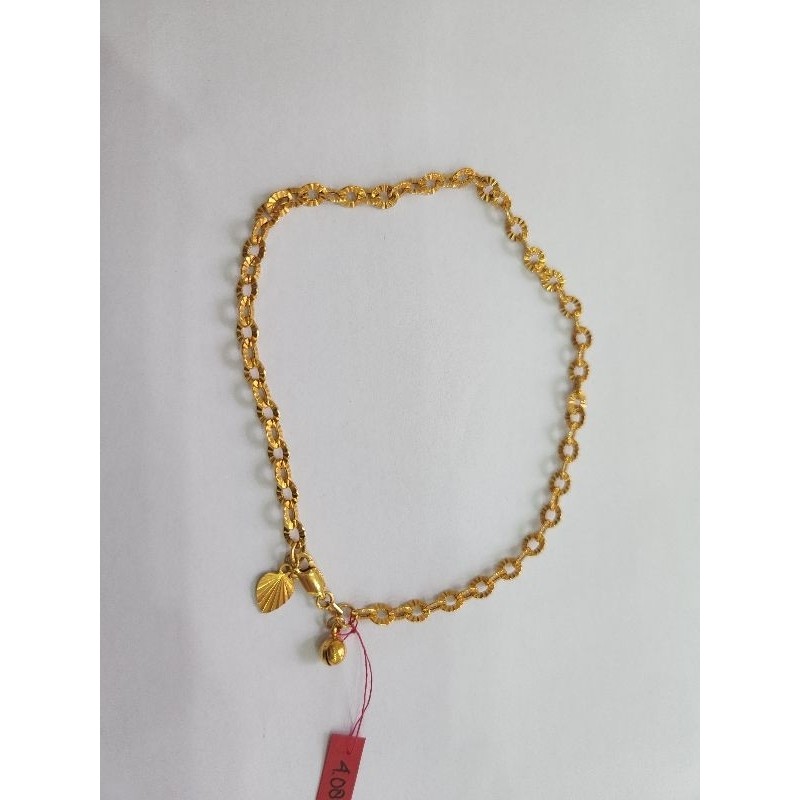 gelang tangan emas asli kadar 700 /18k ada surat