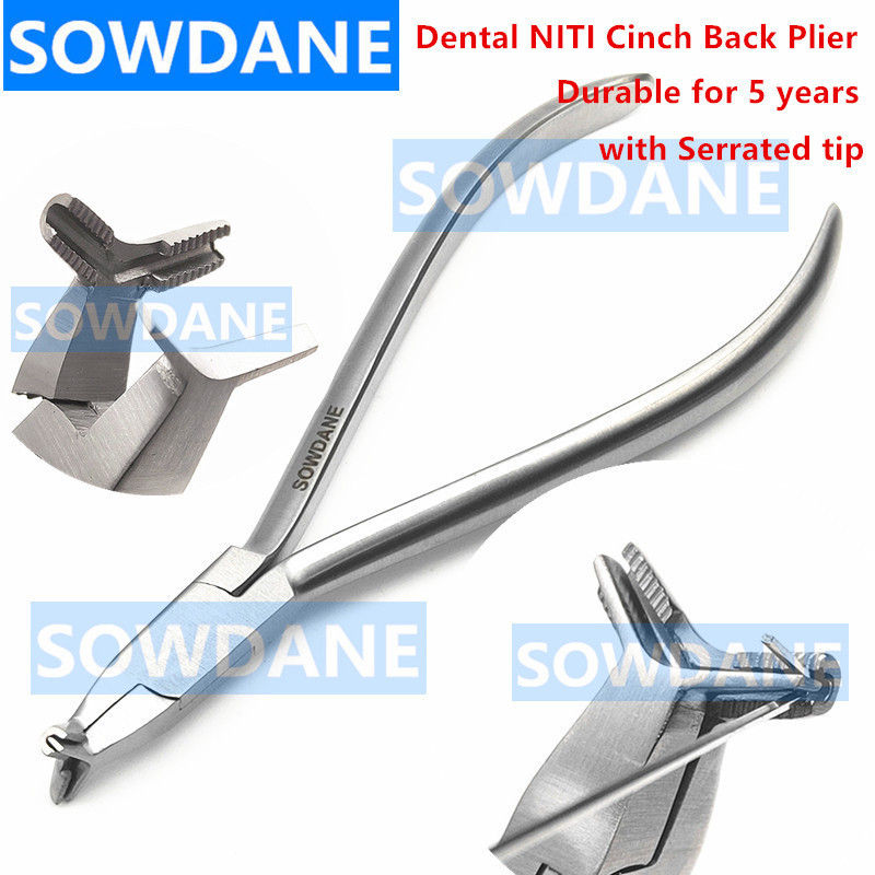 Dental Orthodontic Plier Light Wire Cutter Plier NITI Archwire Cinch Back Plier Loop Forming Wire Pl