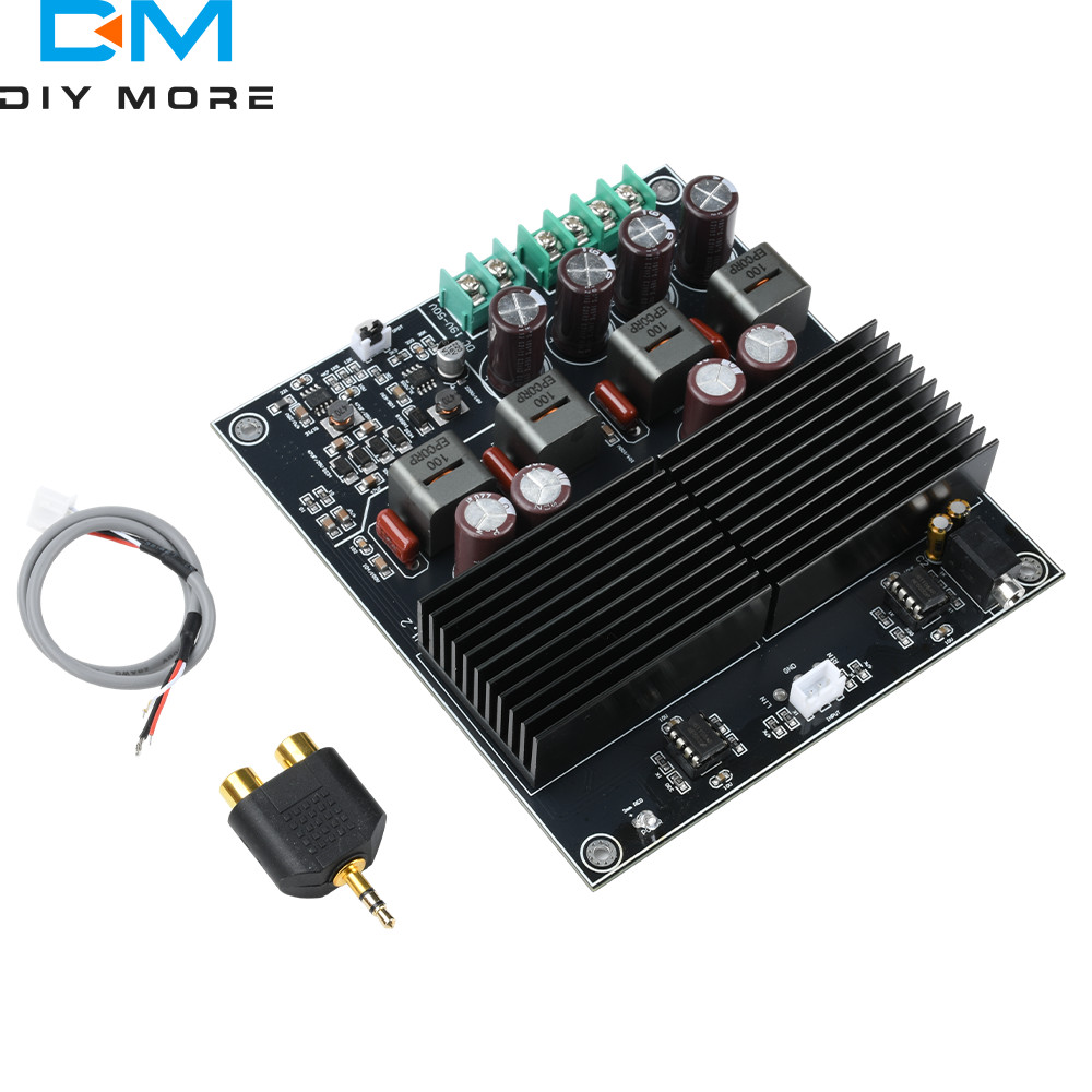 TPA3255 HIFI Dual Core Stereo Amplifier Board 2 annel 600W+600W Class D gital Power Amplifier TL072 