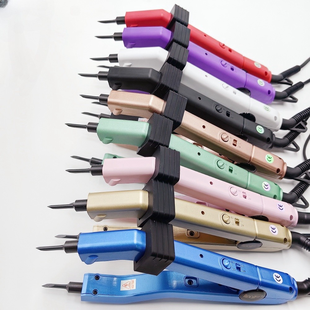 2024 Top Sharp tip  Adjustable Temperature  HeatingHair Extension Iron, Fusion Hair Extension Iron K