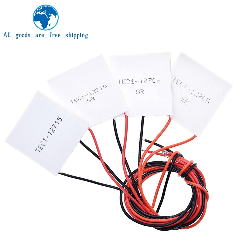 TEC1-12705 Thermoelectric Cooler Peltier TEC1-12706 TEC1-12710 TEC1-12715 40*40MM 12V Peltier Elemen