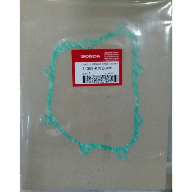 Gasket L Crankcase Cover Blade 110 karbu Revo 110 Revo 110 FI
