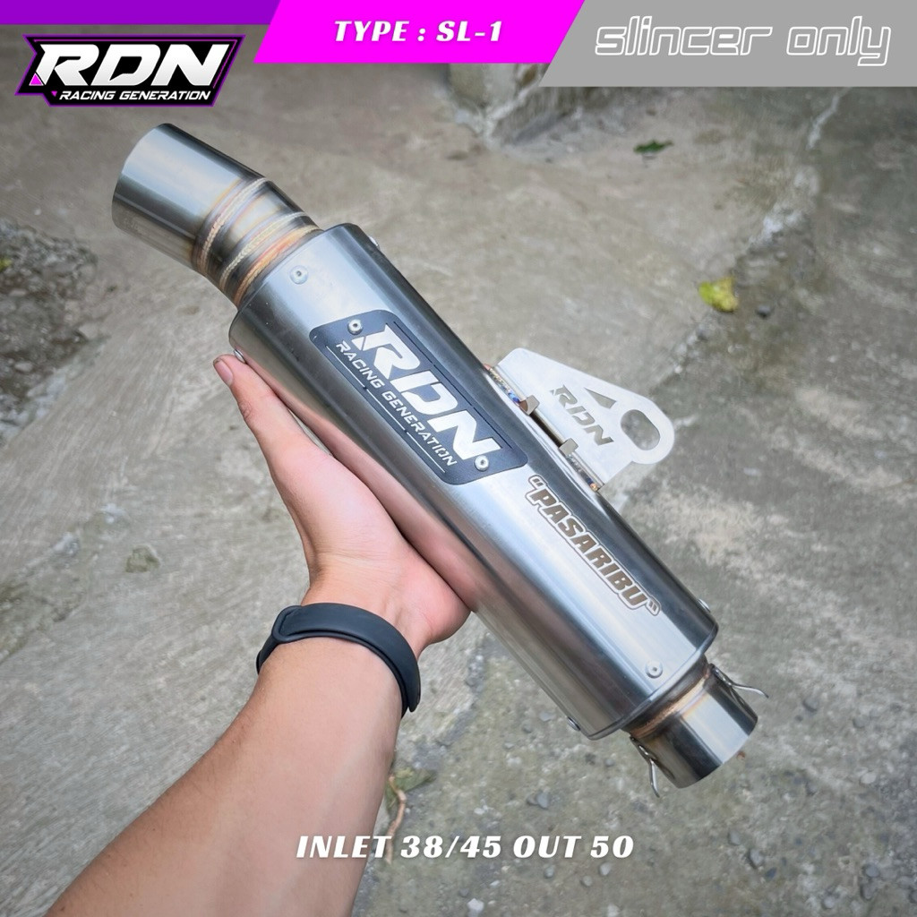 Slincer only knalpot racing matic samlong-salemba inlet 38/45 type SL-1